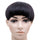 Wig Blunt Bang Clip Type Gentlewoman    dark brown black bang 2# - Mega Save Wholesale & Retail - 2