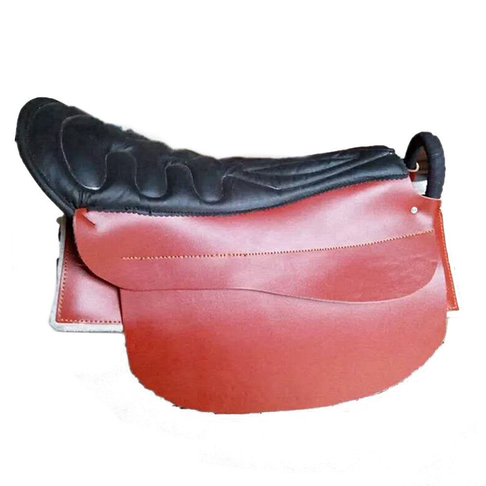 Double Saddle Short Horse Equestrian Supplies   red brown - Mega Save Wholesale & Retail