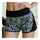 Woman Elastic Skinny Sports Short Trousers Hot Pants   leopard print   S