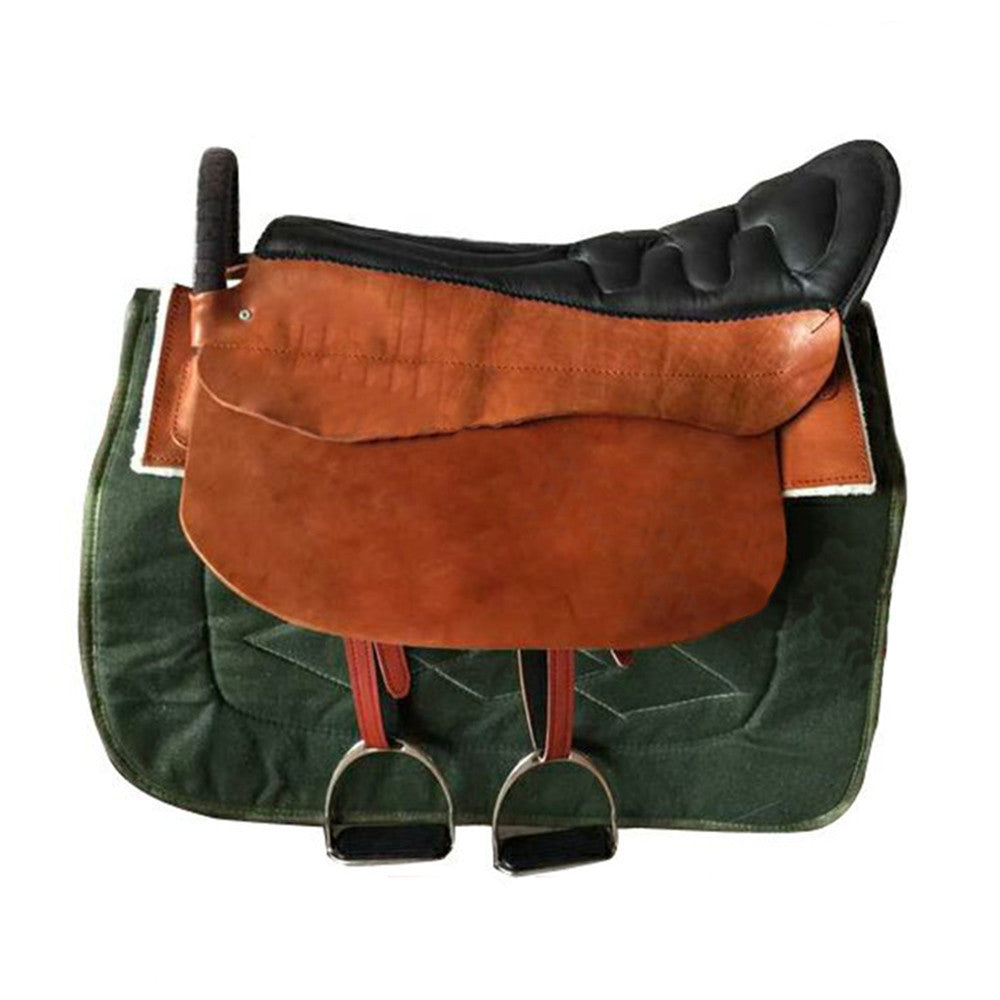 Double Saddle Short Horse Equestrian Supplies   yellow brown - Mega Save Wholesale & Retail