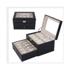 20 Positions Two-layer Watch Box Pack PU Leather Watch Storage Box Display Box - Mega Save Wholesale & Retail - 3