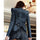 Vintage Hot Punk Grils Cool Rivet Studded Shoulder Motorcycle Denim Jeans Coat Jacket Black - Mega Save Wholesale & Retail - 1