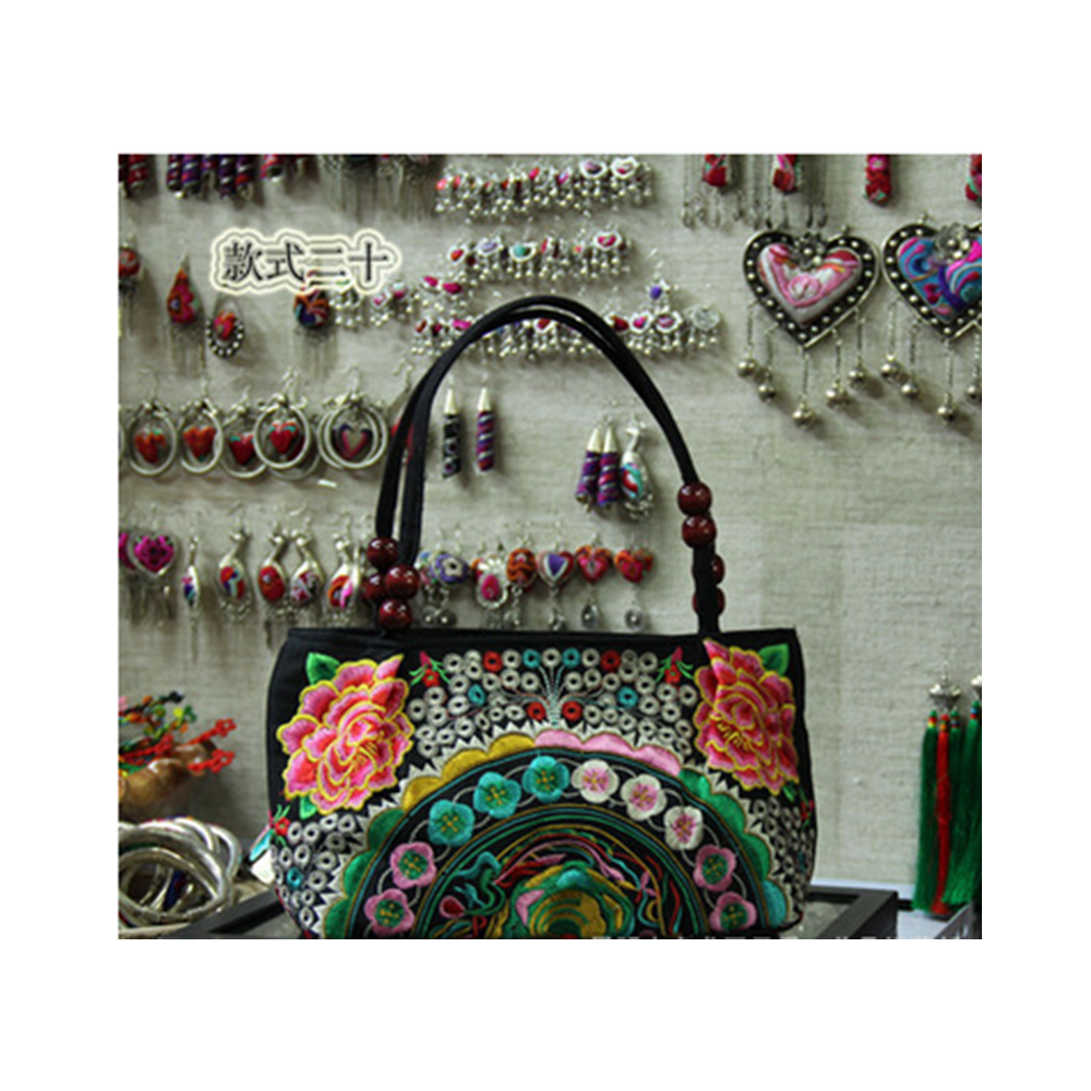 Original Chinese National Style Yunnan Featured Embroidery Small Bag Handbag Woman's Bag  1 - Mega Save Wholesale & Retail - 20
