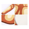Cartoon Foot Shape Ground Floor Foot Mat Antiskid red - Mega Save Wholesale & Retail - 3