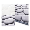 Flannel 3D Stone Carpet Ground Floor Mat camel - Mega Save Wholesale & Retail - 3