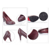 Plain Thin Shoes All-match High Heel Low-cut Round Last Plus Size  black - Mega Save Wholesale & Retail - 4