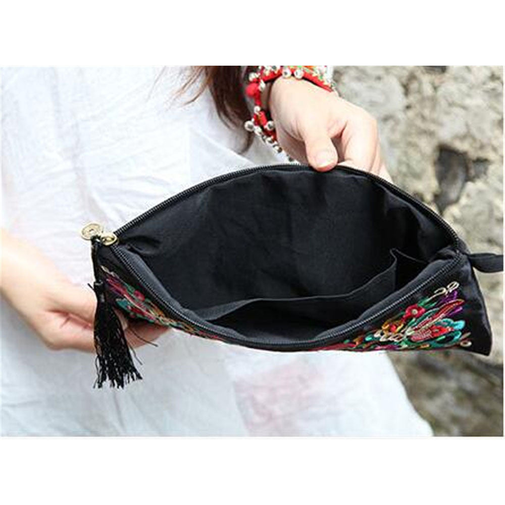 Fashioanble National Style Handbag Vintage Woman Embroidery Small Bag Coin Case   Dragon - Mega Save Wholesale & Retail - 3