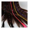 Diamond Crystal hair extension hair extension hair jewelry diamond, crystal diamond drill flash color diamond clip hair wig   BLUE BRAIDS + RED DIAMONDS - Mega Save Wholesale & Retail - 3