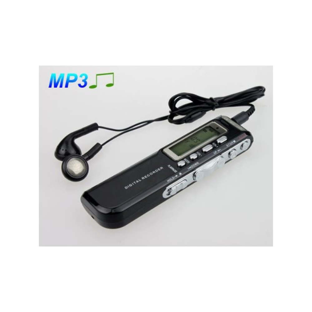 8GB High Quality Voice Recorder 576Hr MP3 Player Black - Mega Save Wholesale & Retail