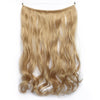 The new wig manufacturers wholesale hair extension fishing line hair extension piece piece long curly hair wig piece foreign trade explosion models in Europe and America  22# - Mega Save Wholesale & Retail - 1