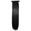Horsetail Wig Long Straight Hair  natural black 237-2#