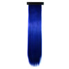 Horsetail Wig Long Straight Hair   sapphire 237-BLUE2#