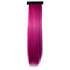 Horsetail Wig Long Straight Hair    rose red 237-PINK3#