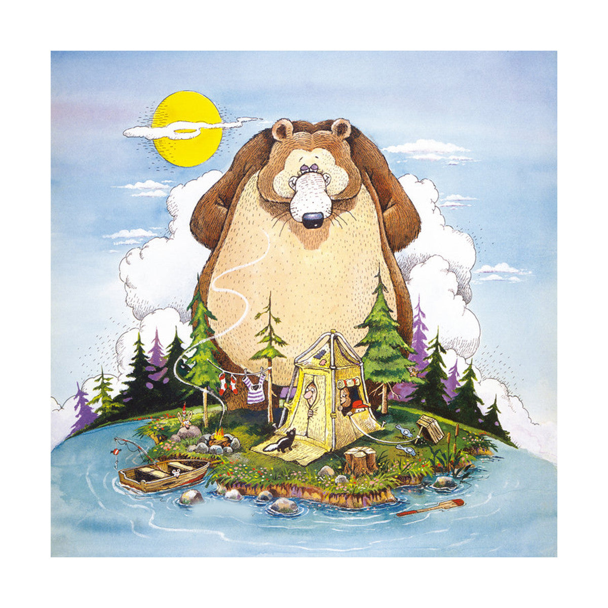 abstract cartoon scenery wall painting decoration printing hang painting children's room without frame   23 - Mega Save Wholesale & Retail - 1