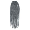 24inch Negro Wig Hair Extension African Braid     white grey B/H# - Mega Save Wholesale & Retail - 1