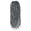 24inch Negro Wig Hair Extension African Braid     white dark grey B/SH# - Mega Save Wholesale & Retail - 1
