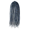 24inch Negro Wig Hair Extension African Braid     black white blue B/W/B# - Mega Save Wholesale & Retail - 1