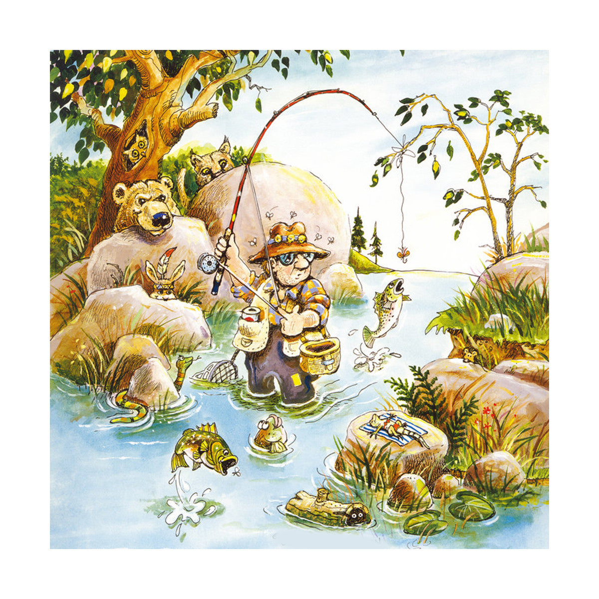 abstract cartoon scenery wall painting decoration printing hang painting children's room without frame   24 - Mega Save Wholesale & Retail - 1