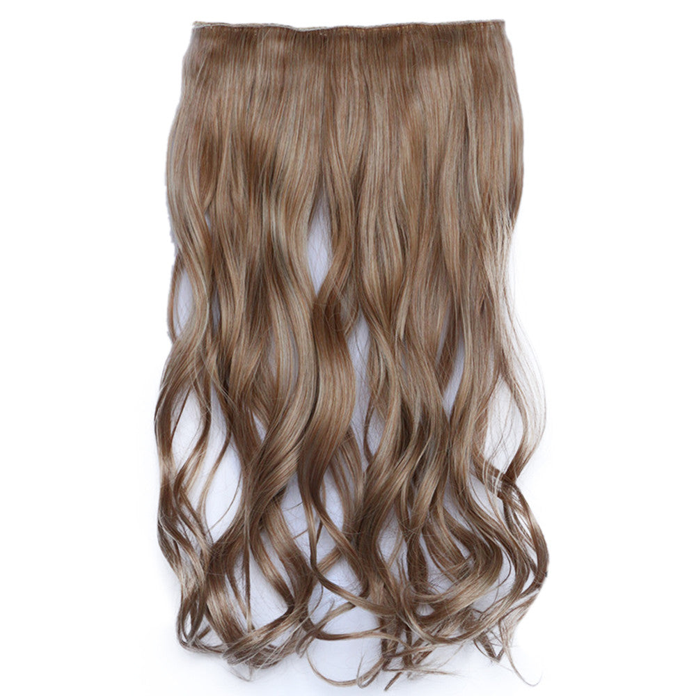 120g One Piece 5 Cards Hair Extension Wig     27A/613