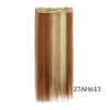 Yiwu's wig factory direct wholesale five piece long straight hair extension card issuing child wig hair piece explosion models in Europe and America   27AH613 - Mega Save Wholesale & Retail - 2