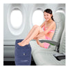 Inflatable Travel Footrest, Leg Rest Travel Pillow - Kids' Bed to Lay Down Flat on Flights