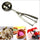 1PC Stainless Steel Ice Cream Scoop Scooper Cookie Dough Fruit Portioner Scooper   S - Mega Save Wholesale & Retail