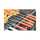 Single wooden handle stainless steel outdoor grill tool accessories health U-grilled lamb skewers needle acupuncture needle roast - Mega Save Wholesale & Retail - 2