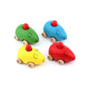 Baby children small mouse  wooden  animal toy car with BB sound - Mega Save Wholesale & Retail - 2