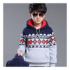 Korean and cashmere Hoodie sweater boy Adidas thickening three piece Red - Mega Save Wholesale & Retail - 1