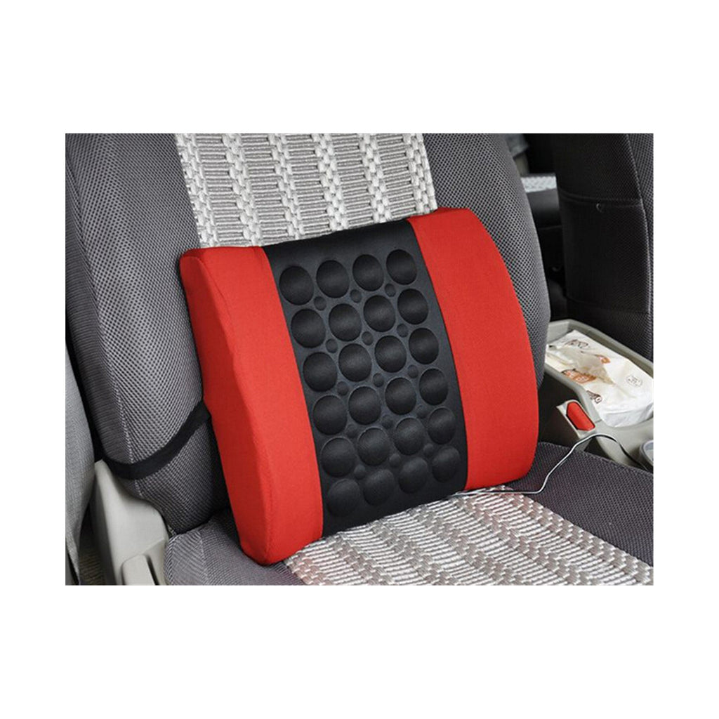Car Electric Massage Cushion lumbar Massage Car Seat Back Cushion Waist support Random Color   black - Mega Save Wholesale & Retail - 2