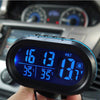 Automotive Clock Table Digital Clock Car Temperature Thermometer Luminous Clock Car Accessory - Mega Save Wholesale & Retail - 3