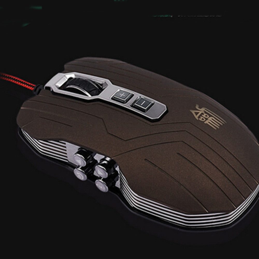 9D 2400DPI 9 Buttons Optical Usb Gaming Multimedia Mouse Green - Mega Save Wholesale & Retail - 3