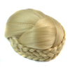 Beige Chignon Hair Pack Double Braids Wig