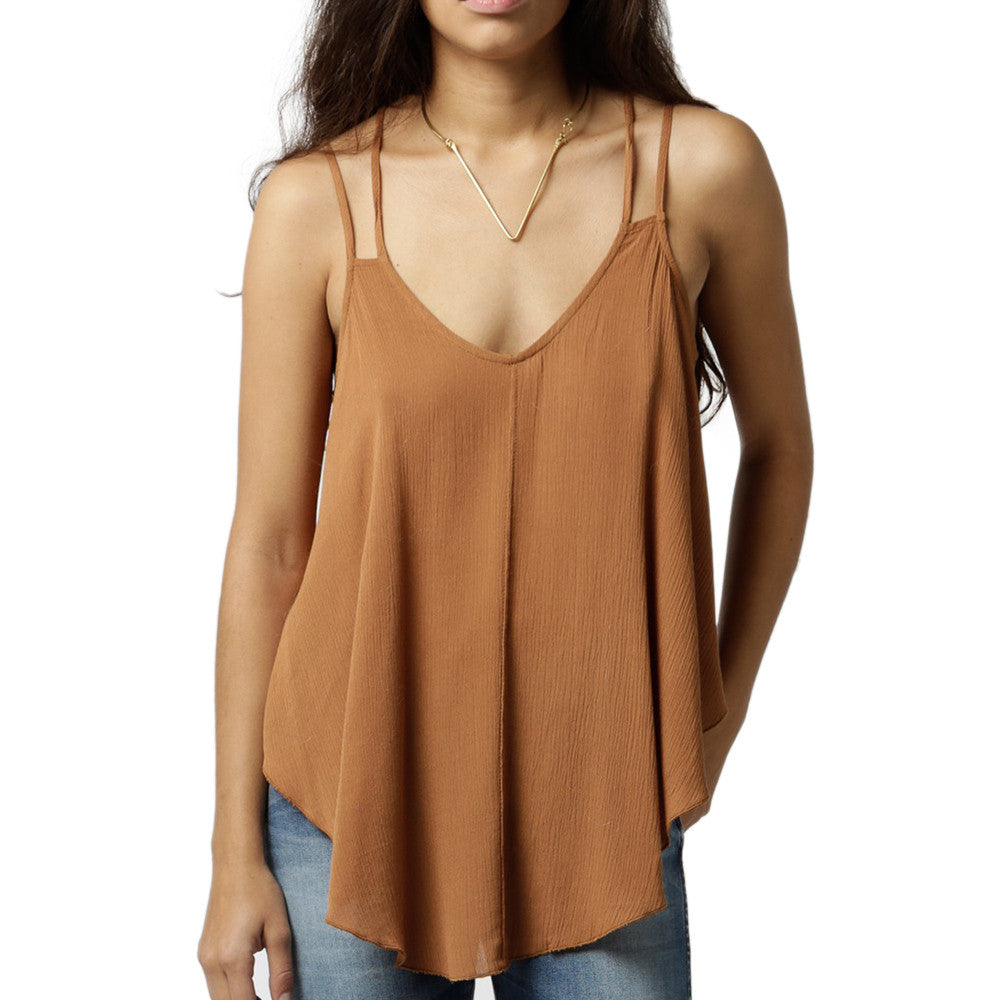 Loose Plus Size Chiffon Suspender Vest   M - Mega Save Wholesale & Retail