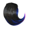3 Colors Bang Tilted Frisette Highlights Wig   2HBLUE2HPINK# - Mega Save Wholesale & Retail - 1