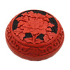Carved Lacquerware Small Jewelry Box black river & flower - Mega Save Wholesale & Retail - 1