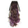 Curled Horsetail Highlights Gradient Ramp Wig    dark brown with yellow 2M33HZS#