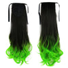 Gradient Ramp Horsetail Wig Lace-up Double Colors   6# - Mega Save Wholesale & Retail