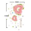 Jubilant Pink Love Heart Flower Pattern Removeable - Mega Save Wholesale & Retail - 3