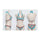 Swimwear Swimsuit Bikini Sexy Printing  3013 blue  S - Mega Save Wholesale & Retail - 2
