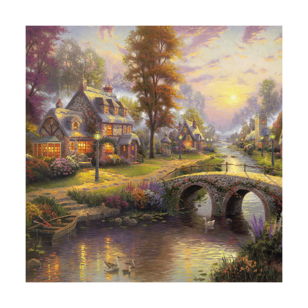 European and American scenery Thomas cattle decoration painting bulk villa hang painting hotel oil painting    *30 - Mega Save Wholesale & Retail - 1