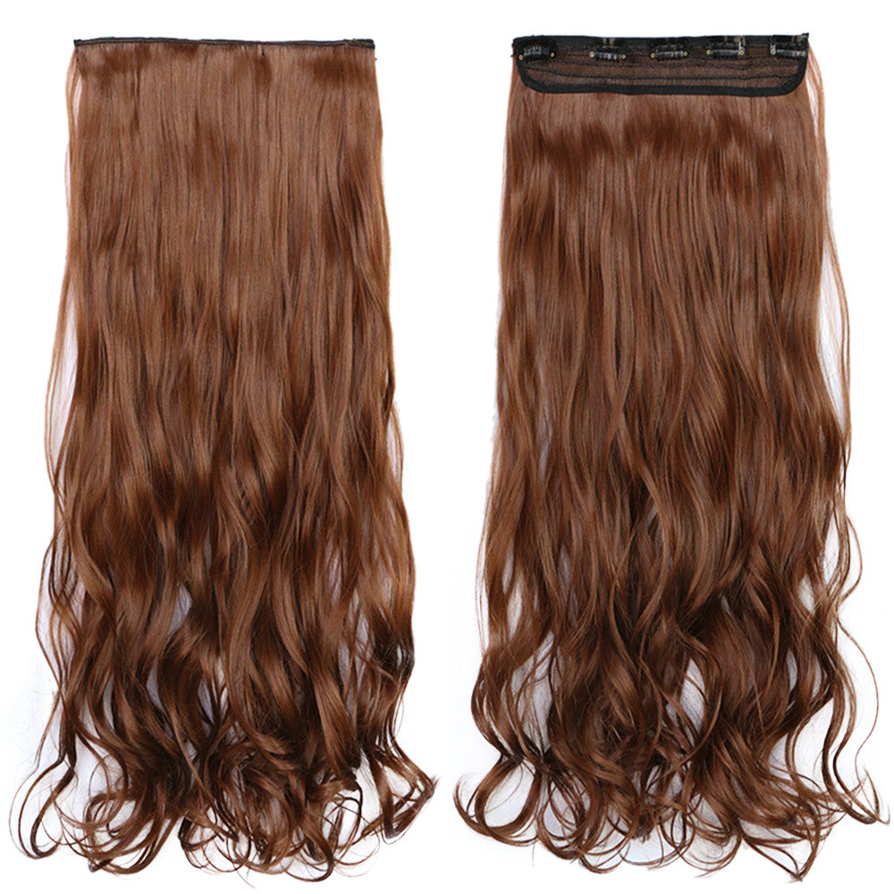 120g One Piece 5 Cards Hair Extension Wig     30B