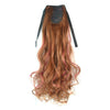 Curled Horsetail Highlights Gradient Ramp Wig    flax yellow with rose red 30HMH#