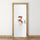 New 3D DIY PVC Waterproof  Door Wall Sticker Peering View qd014