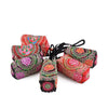 Embrioidery Bag National Three Zippers Mobile Phone Bag Featured Embroidery Hand