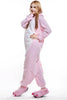 Unisex Adult Pajamas Cosplay Costume Animal one piece sleepwear Suit Pink Pig