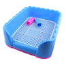 Indoor Dog Puppy Plastic Potty Training Dog Toilet with Fence and Target Pet Pee