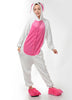 Unisex Adult Pajamas Cosplay Costume Animal one piece sleepwear Suit  Rabbit