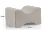 Suave Viscoelástico Pata Rodillas Almohada Fibra de Bambú Funda Trasera Dolores