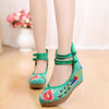 Old Beijing Cloth Shoes Embroidered Shoes High Heeled Shoes Woman National Style